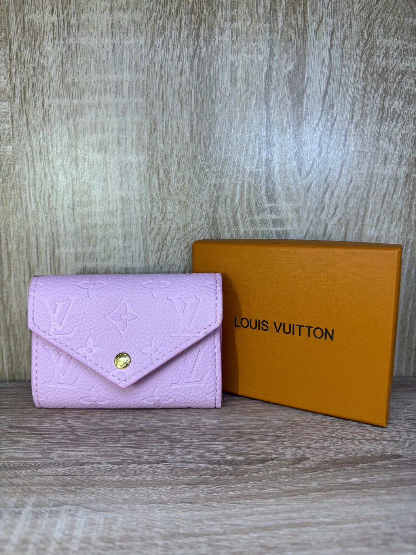PORTE MONNAIE FEMMES LV V FULL PINK