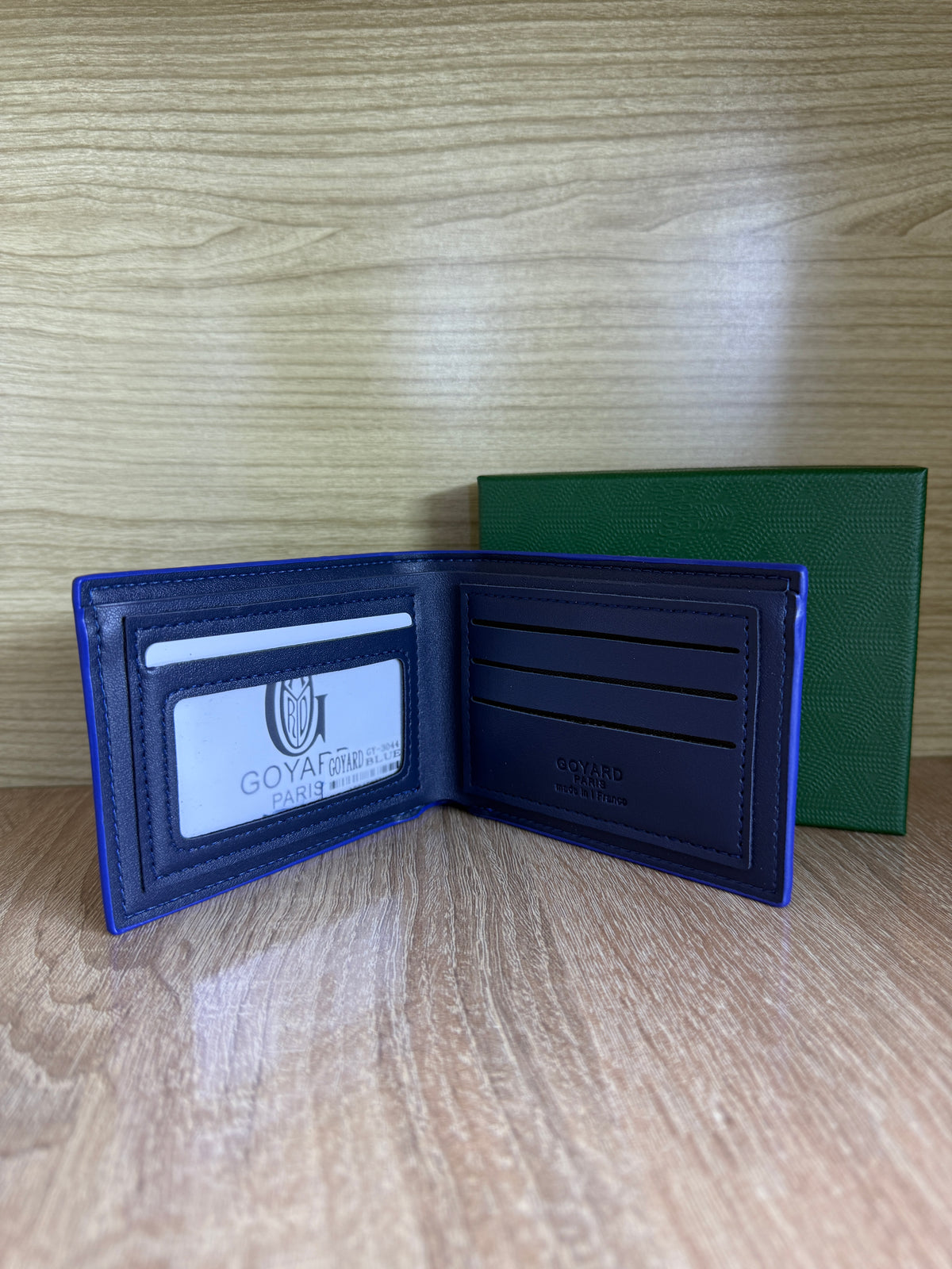 PORTE MONNAIE HOMMES GOYARD BLEU