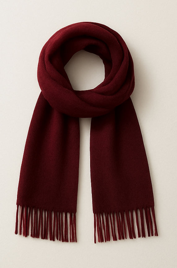 MIKASA SCARF BORDEAUX