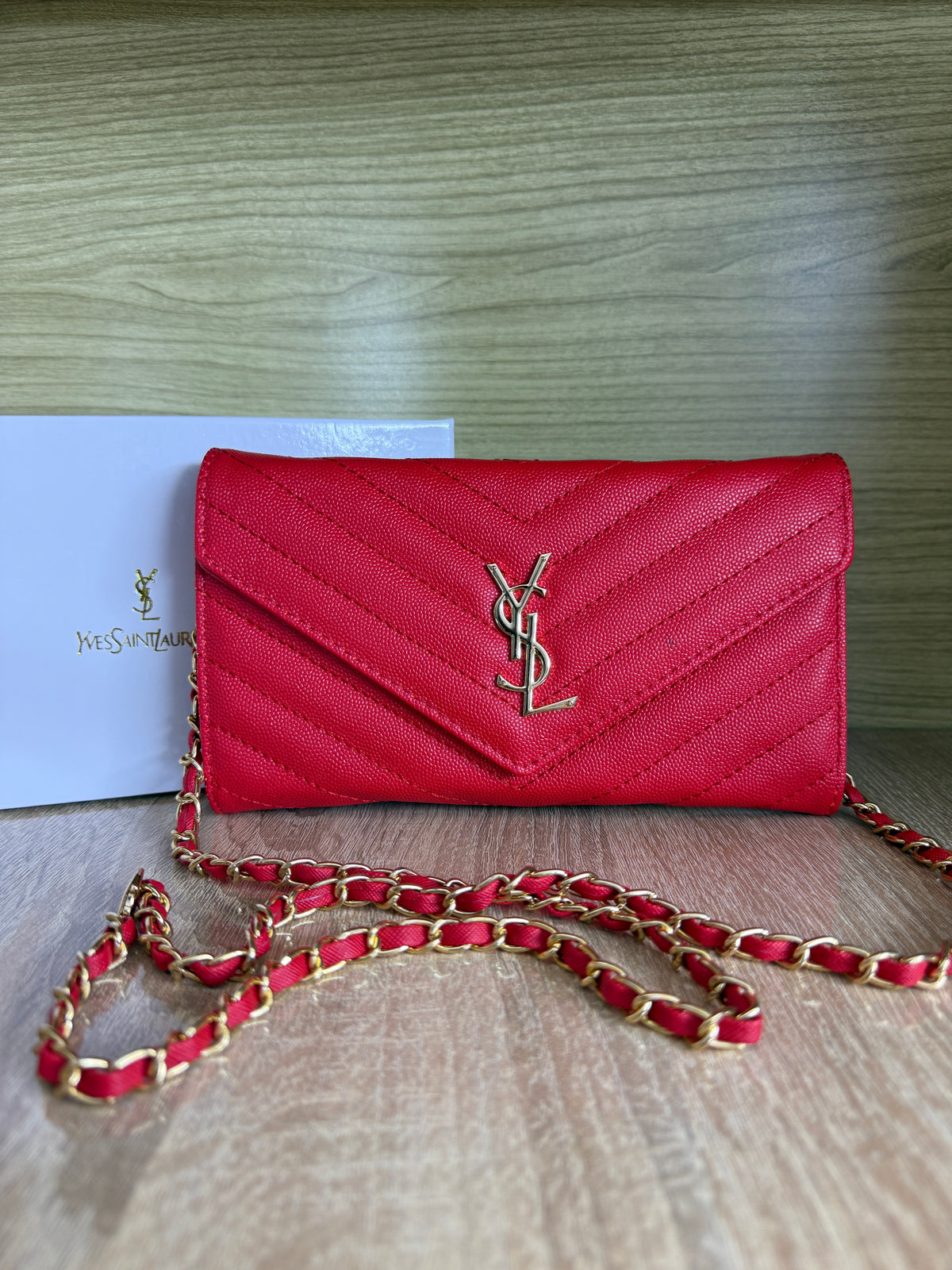 POCHETTE YSL AVEC BANDOULIÈRE FEMMES