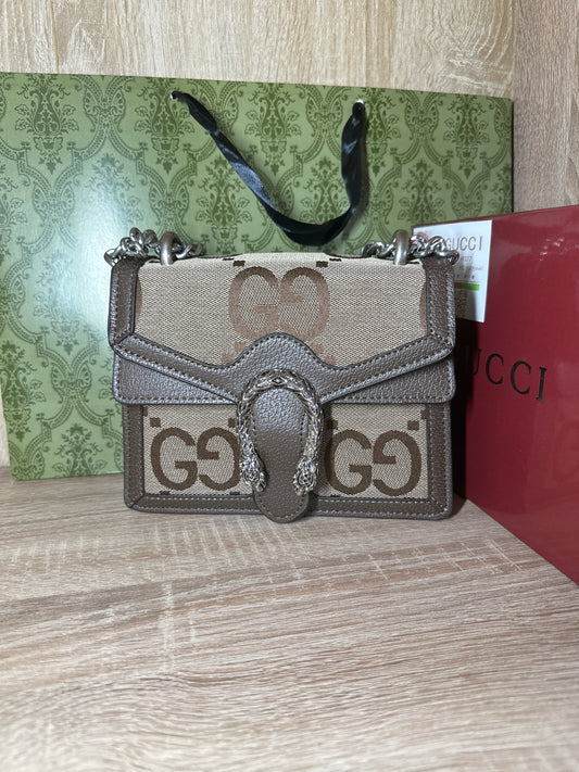 SAC GUCCI MARRON GRANDE TAILLE