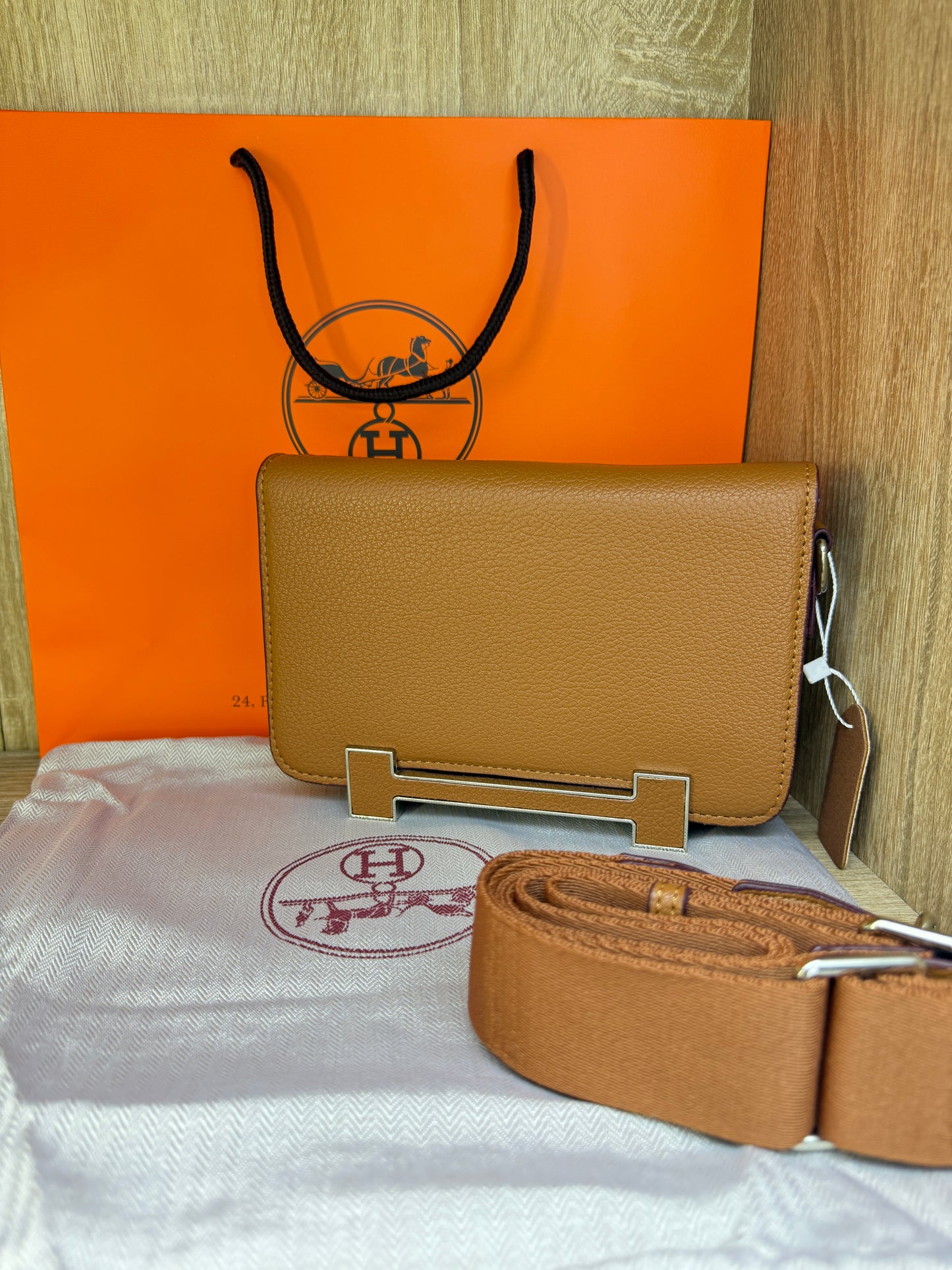 SAC HERMES FEMMES CONSTANCE MARRON