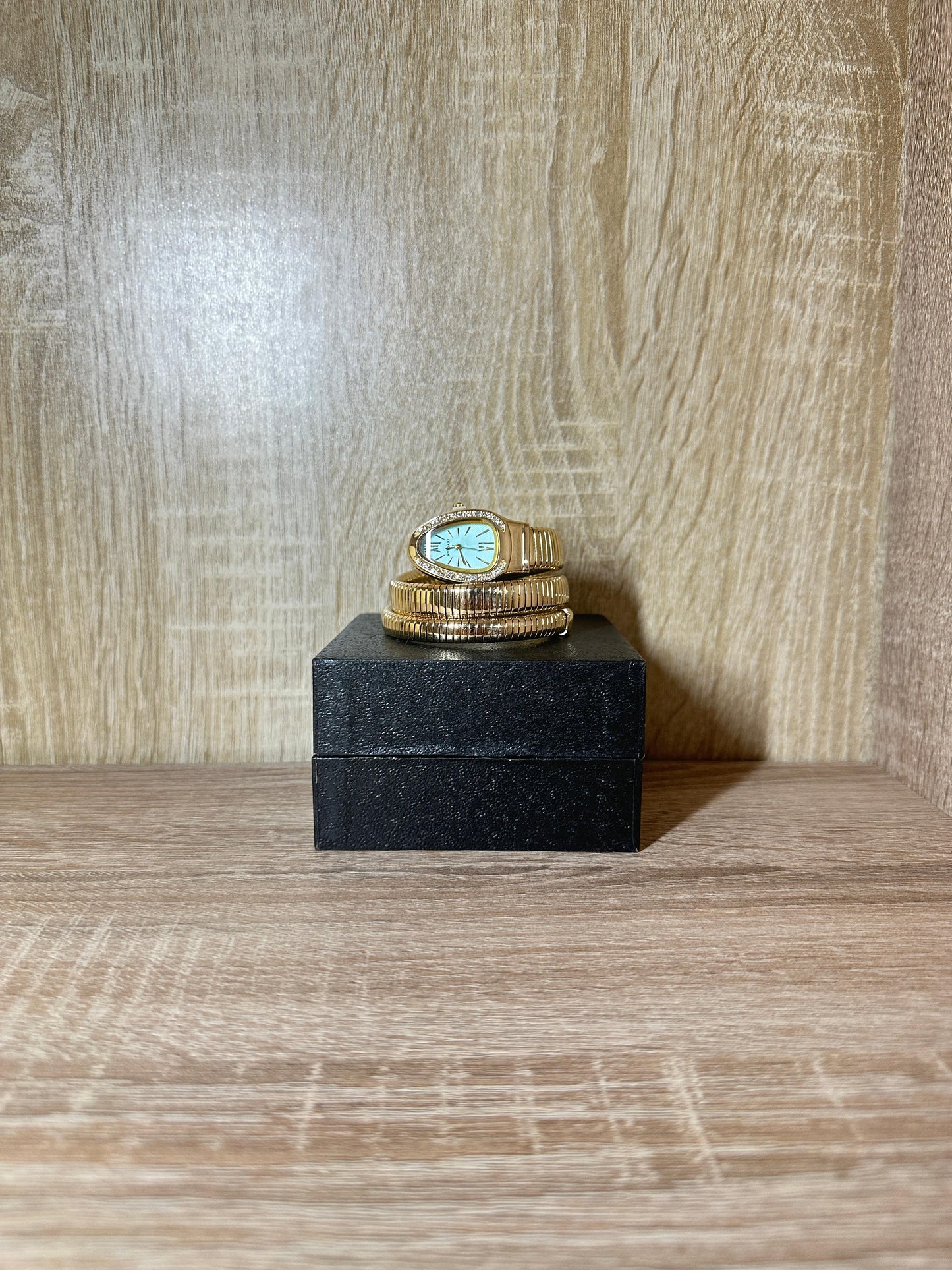 BVLGARI SERPENTI DOUBLE BRACELET DIAMONDS BOITE SIMPLE