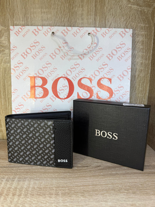 PORTE MONNAIE HOMMES BOSS NEW AVEC SACHET