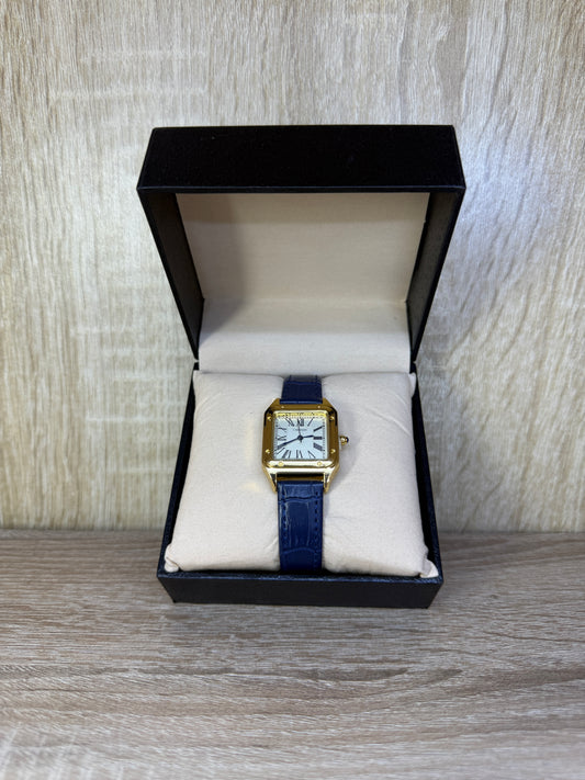 CARTIER SANTOS FEMMES CARRE CUIR BOITE SIMPLE
