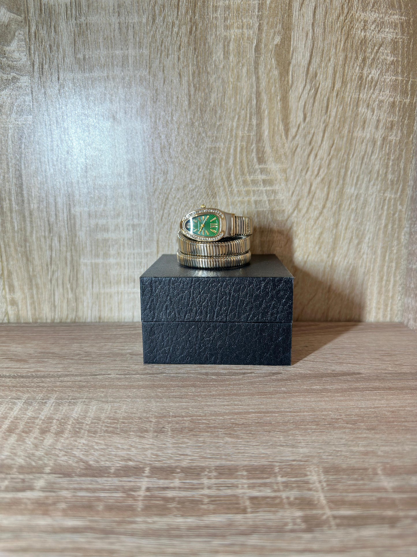 BVLGARI SERPENTI DOUBLE BRACELET DIAMONDS BOITE SIMPLE