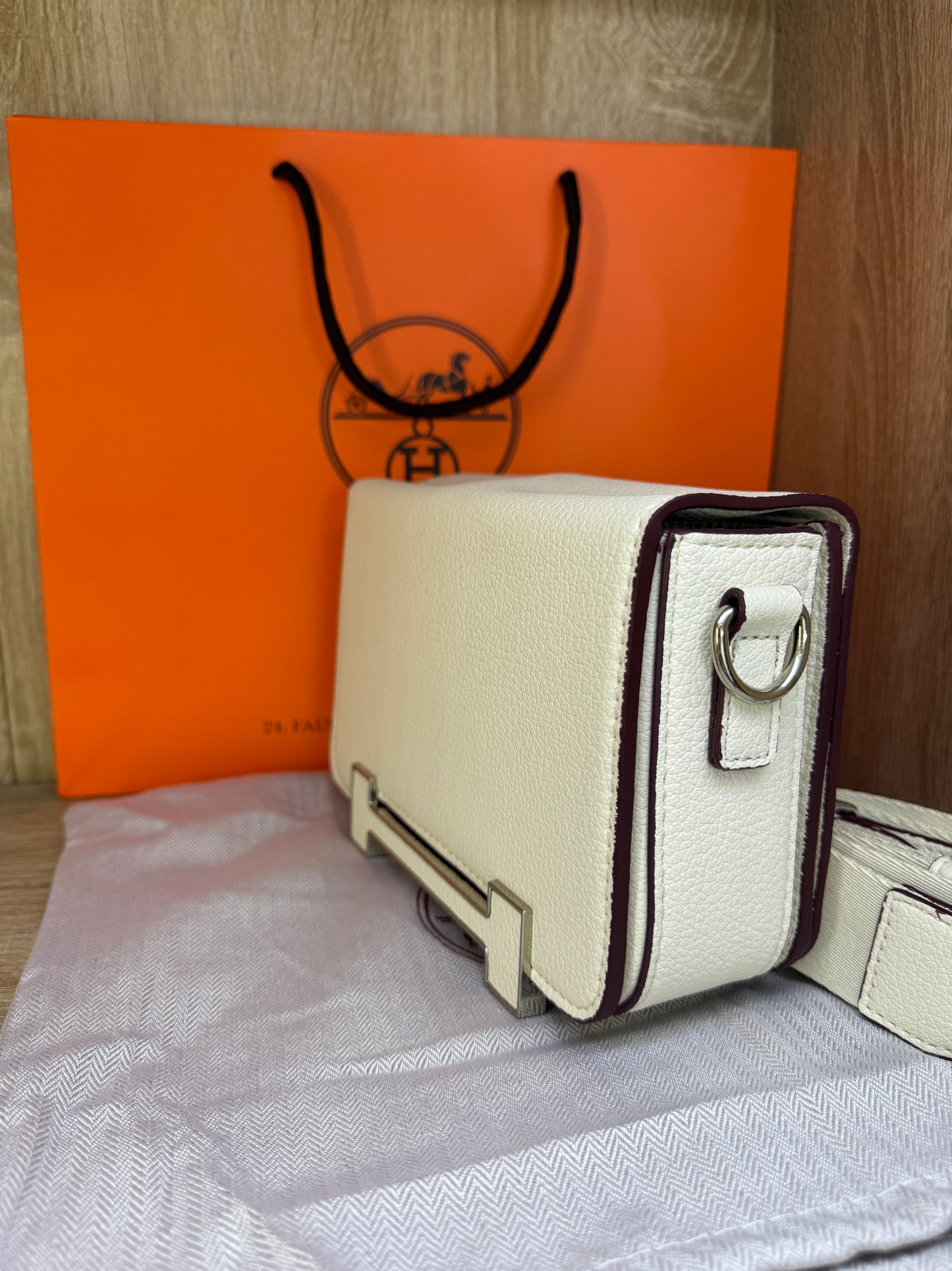 SAC HERMES FEMMES CONSTANCE BLANC