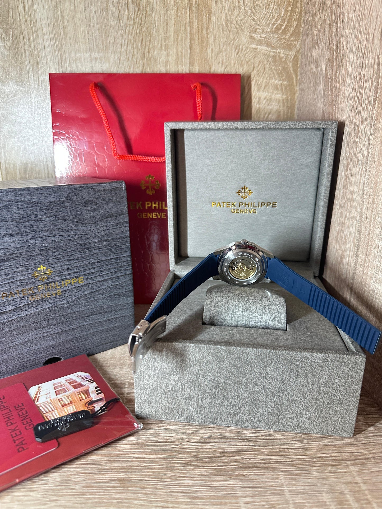 PATEK SILICONE MASTER QUALITÉ BLEU