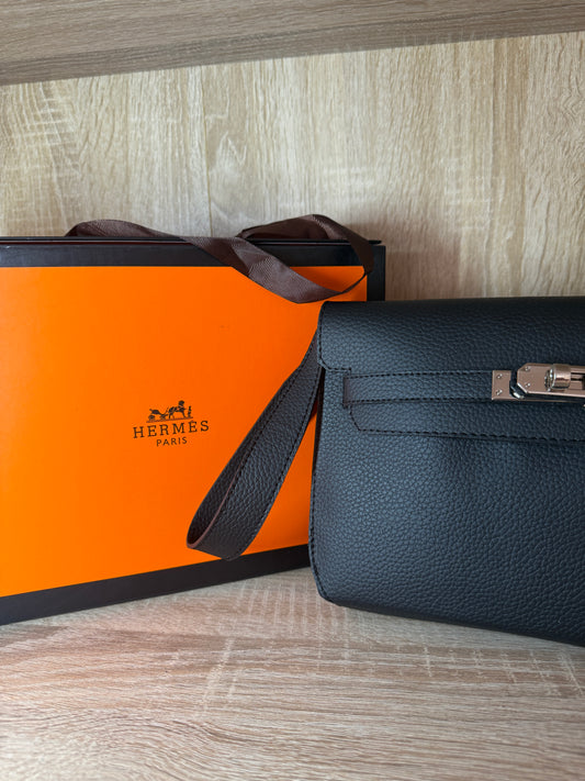 SAC HERMES HOMMES NOIR AVEC PACKAGING