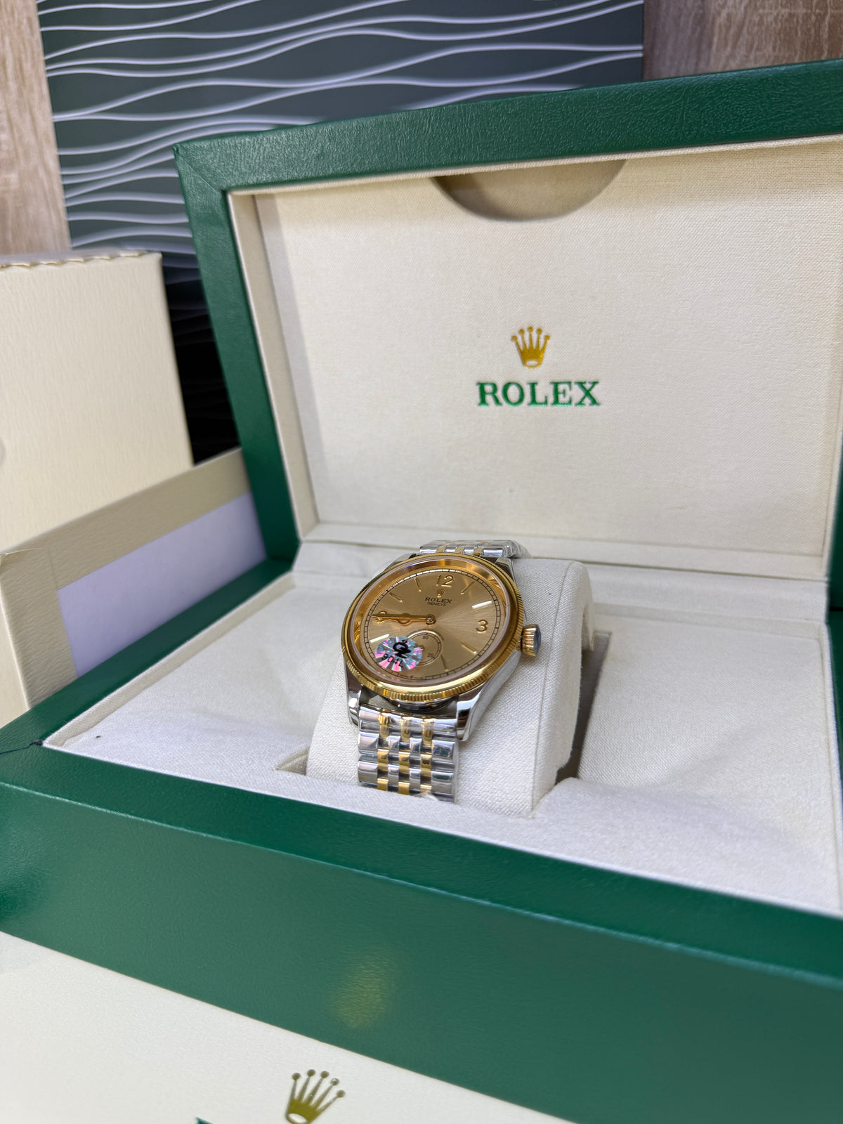 ROLEX MASTER QUALITÉ HOMMES 28 MOUVEMENT AUTOMATIQUE SUISS