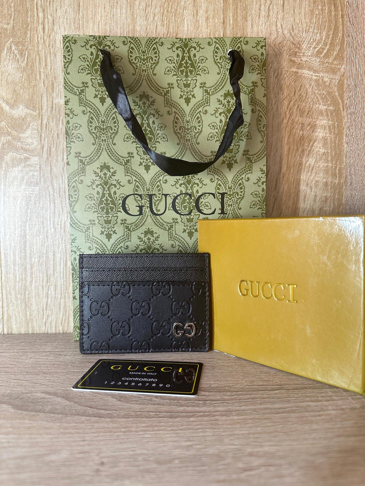 PORTEFEUILLE GUCCI NOIR HOMMES