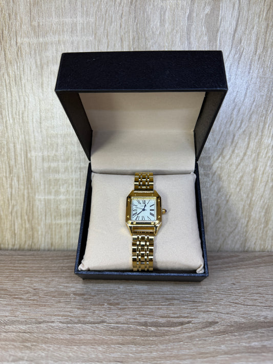 CARTIER SANTOS FEMMES CARRE ACIER BOITE SIMPLE
