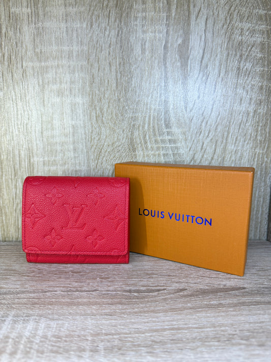 PORTE MONNAIE FEMMES LV FULL RED