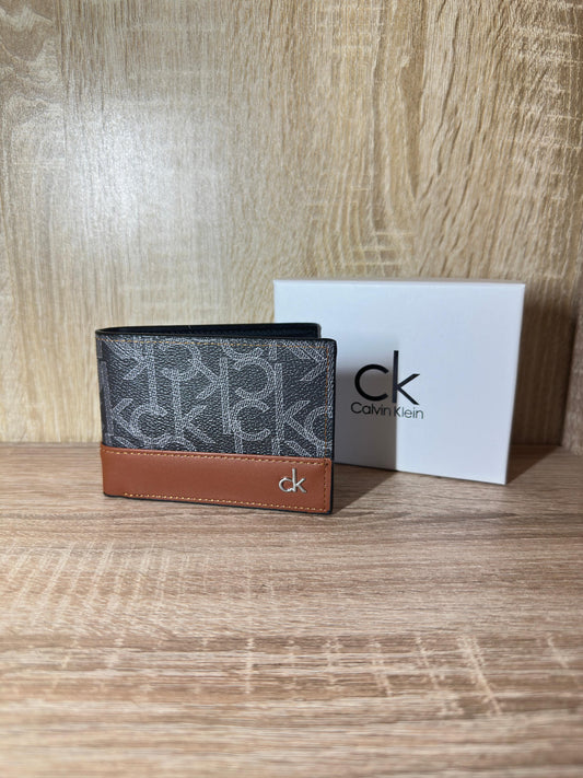 PORTE MONNAIE CK MARRON