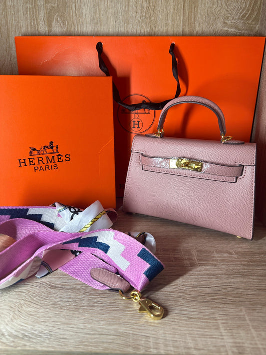 SAC HERMES ROSE
