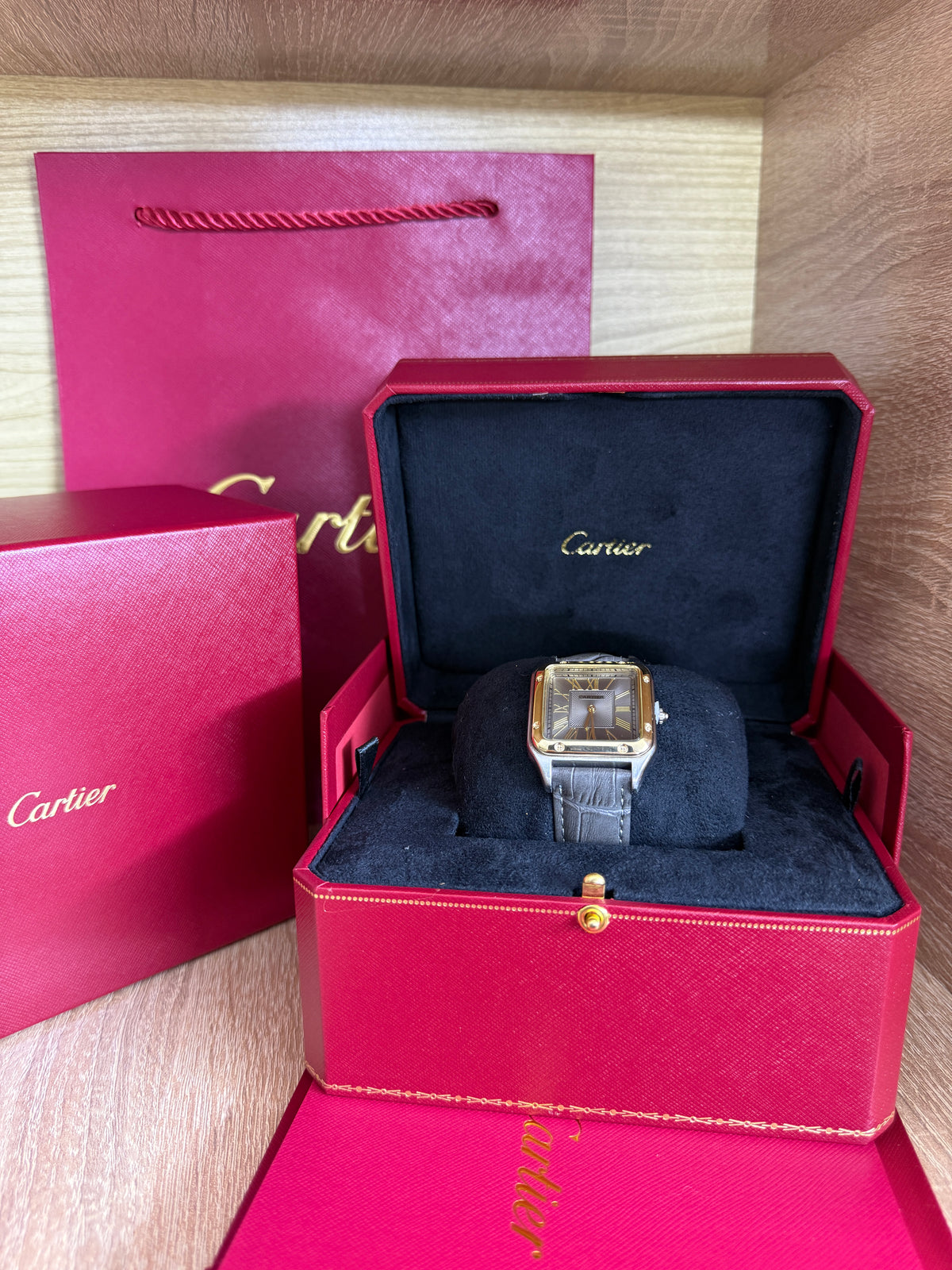 CARTIER CUIR 1 HOMMES AVEC COFFRET