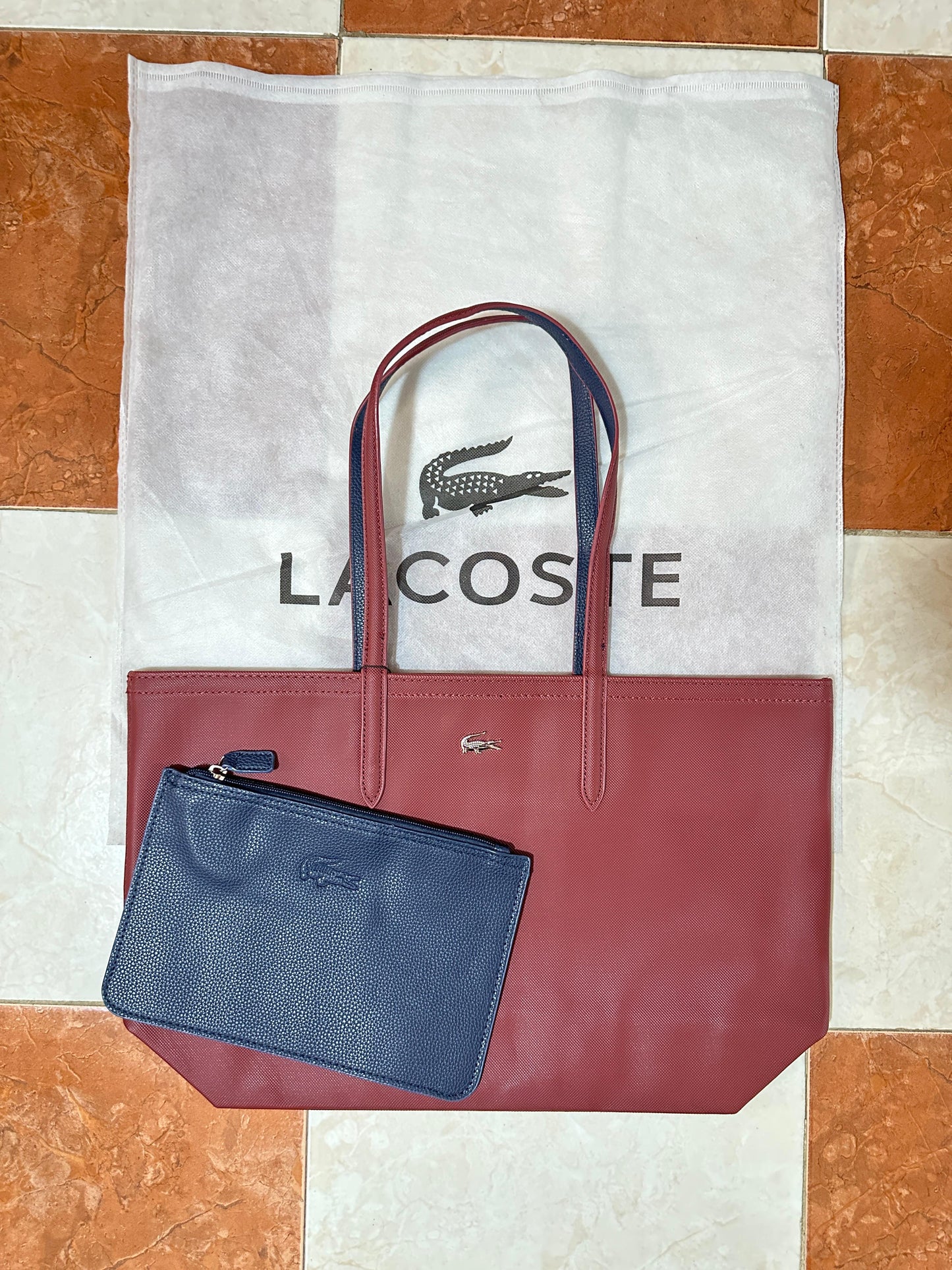 SAC LACOSTE DOUBLE FACE