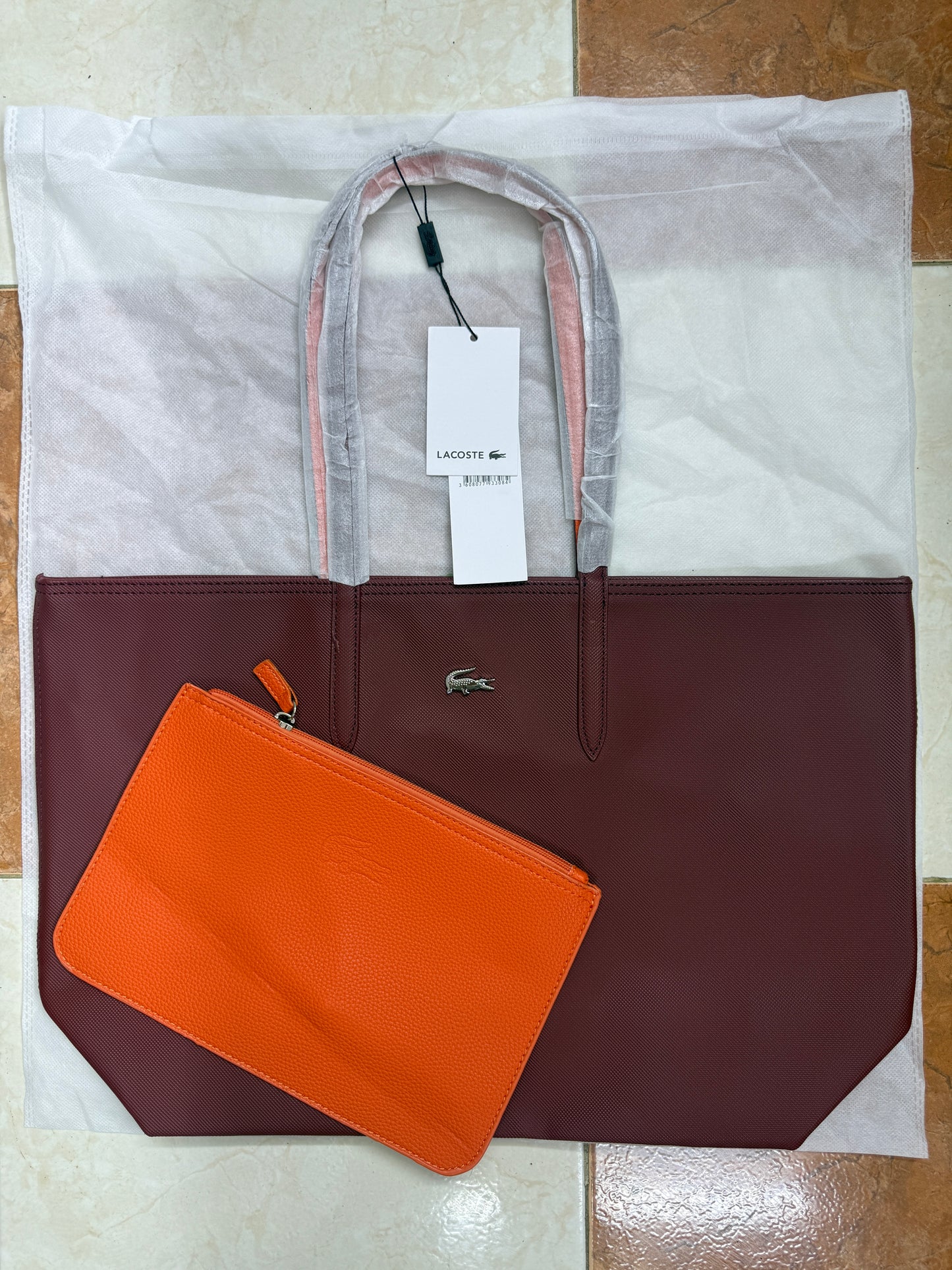 SAC LACOSTE DOUBLE FACE