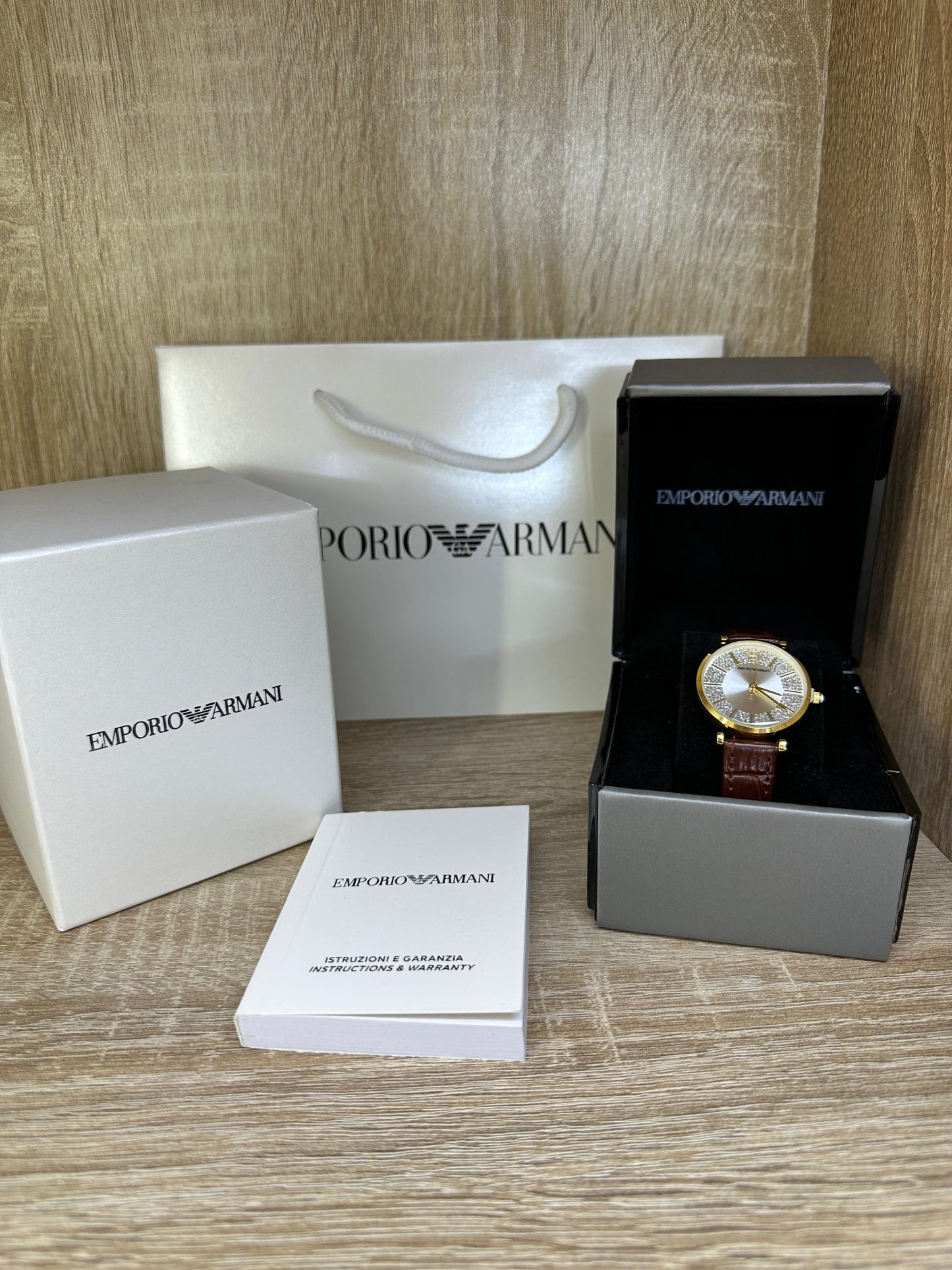 ARMANI FEMMES ROND CUIR FULL PACK