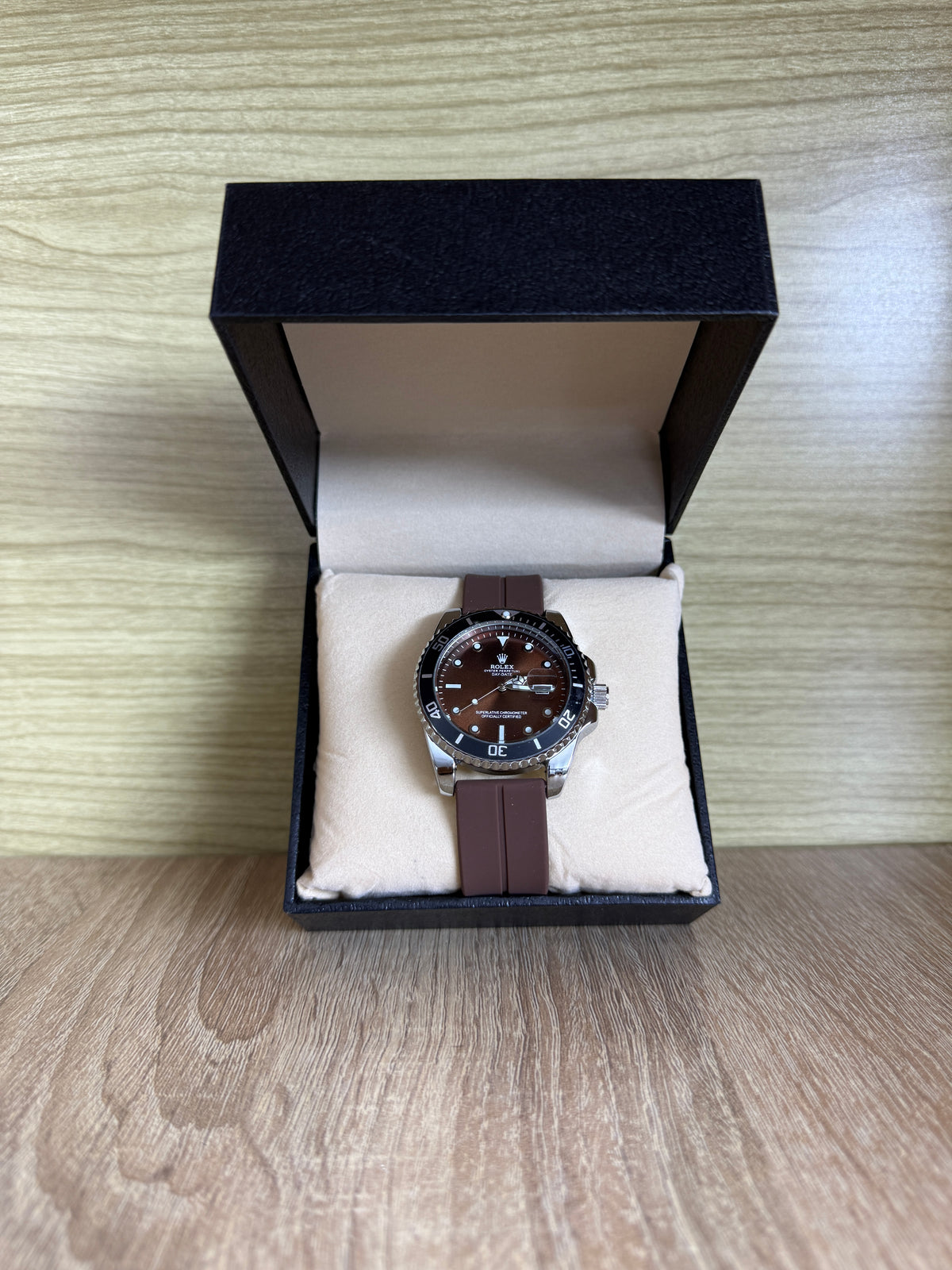 ROLEX HOMMES SUBMARINE SILICONE BOITE SIMPLE