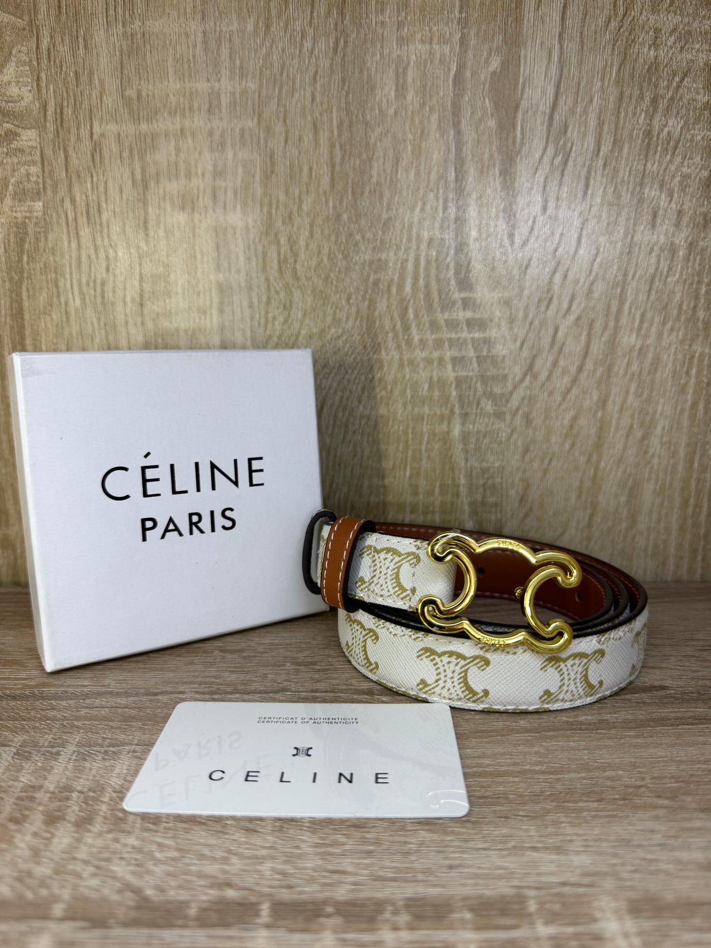 CEINTURE CELINE FEMMES MONOGRAMME