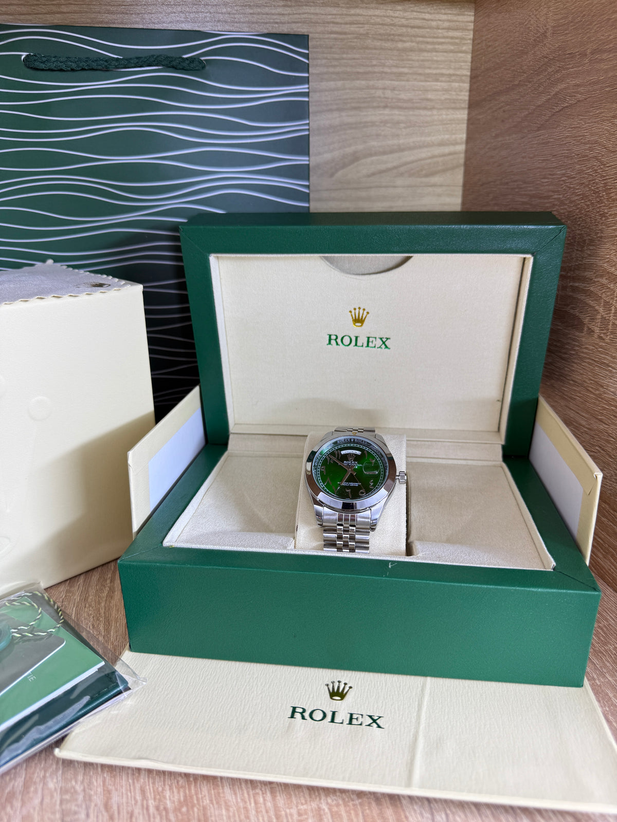 ROLEX ARABIA HOMMES AVEC COFFRET