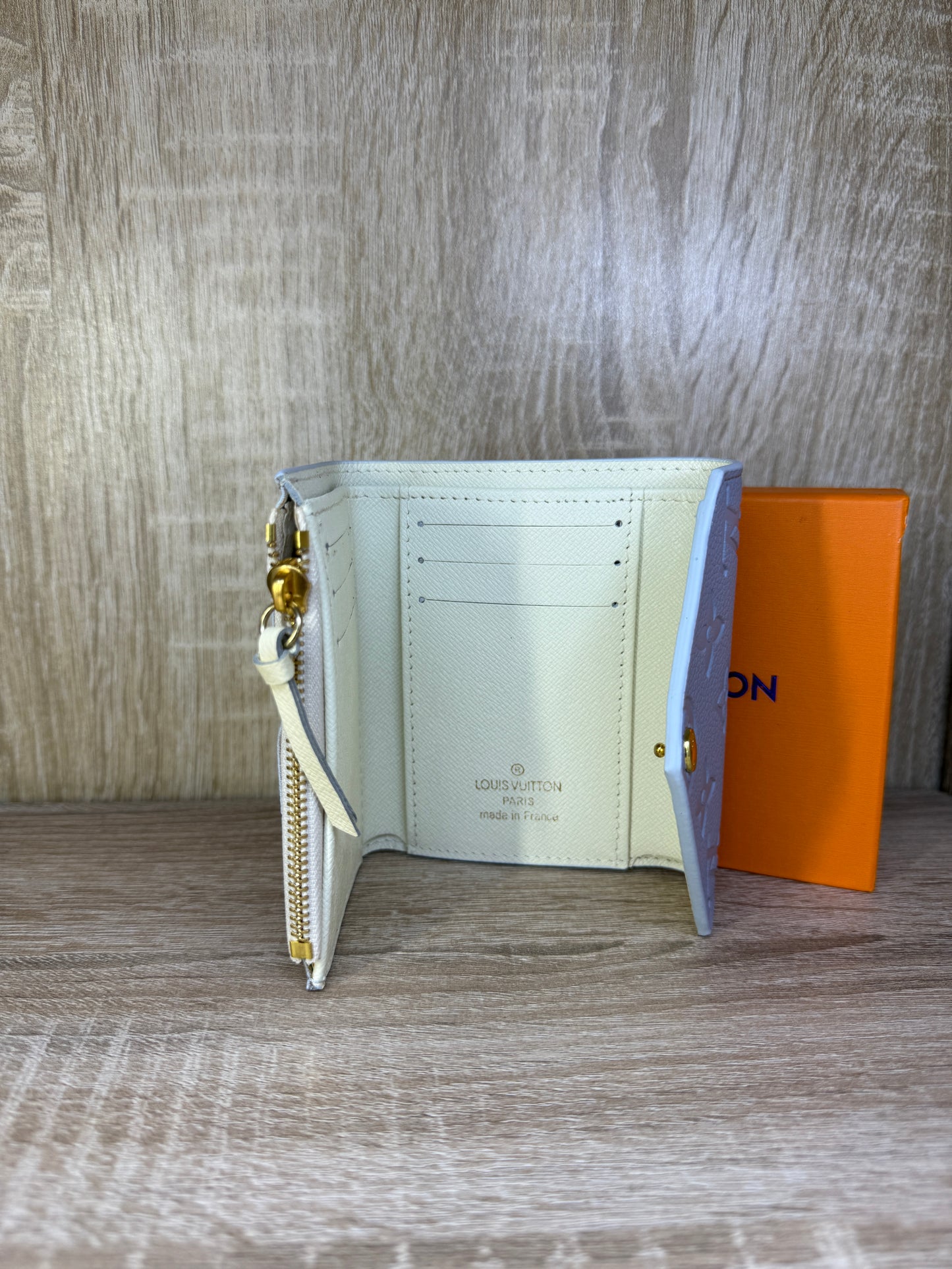 PORTE MONNAIE FEMMES LV V BLEU CIEL