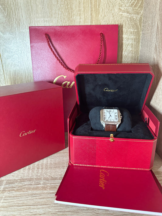 CARTIER SANTOS CUIR MASTER QUALITÉ