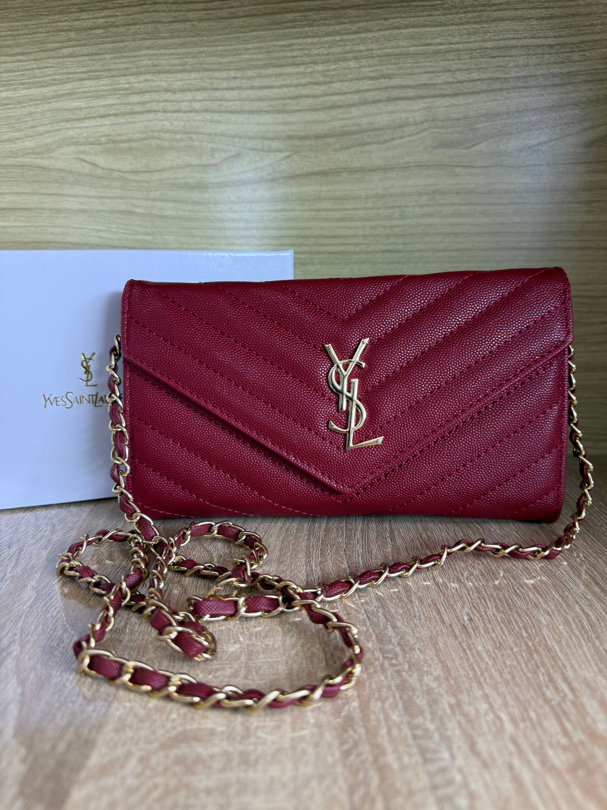 POCHETTE YSL AVEC BANDOULIÈRE FEMMES