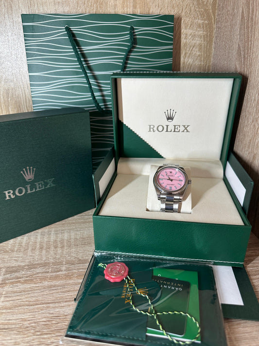ROLEX FEMMES SILVER/ROSE COFFRET