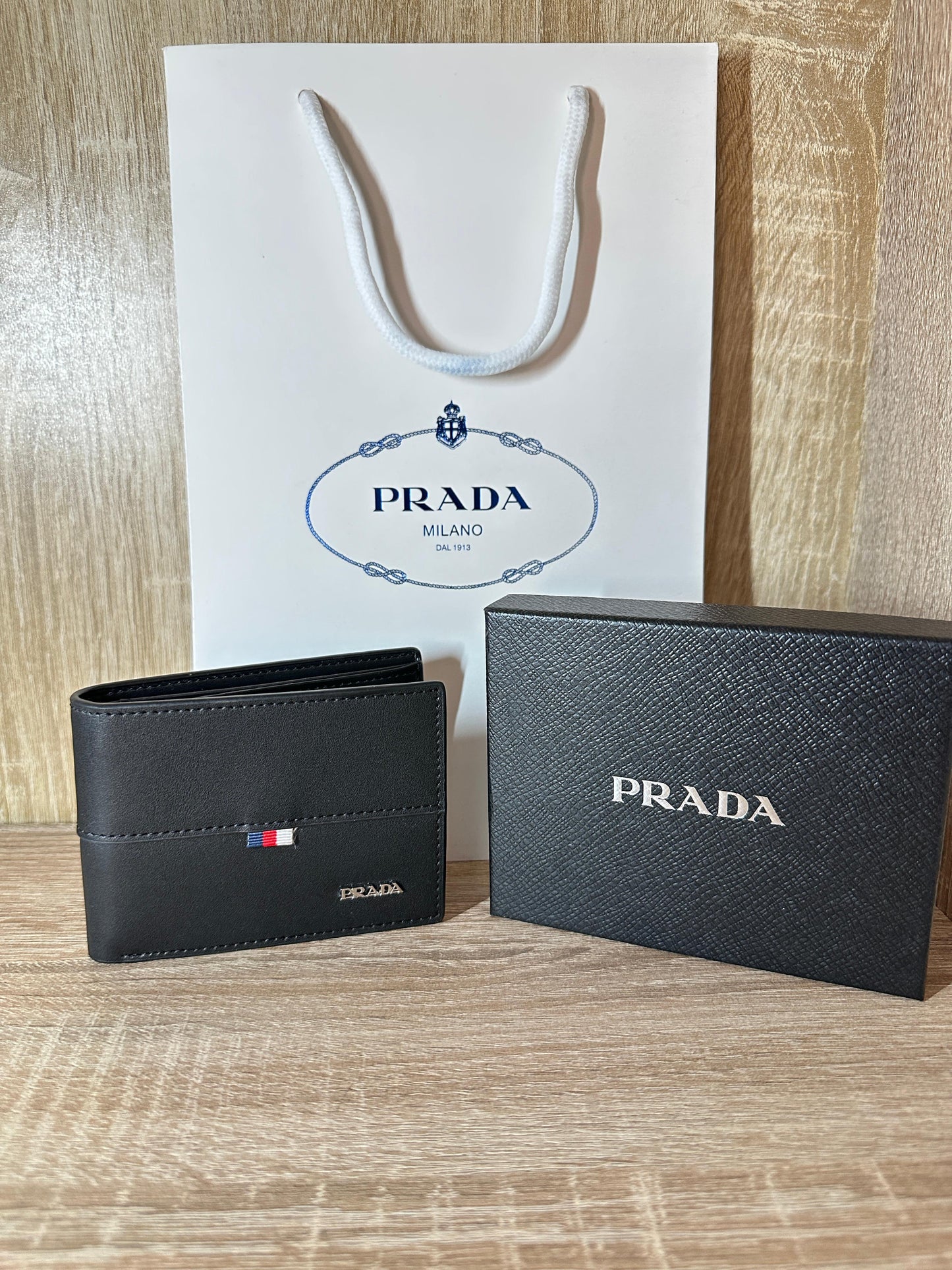 PORTE MONNAIE PRADA HOMMES