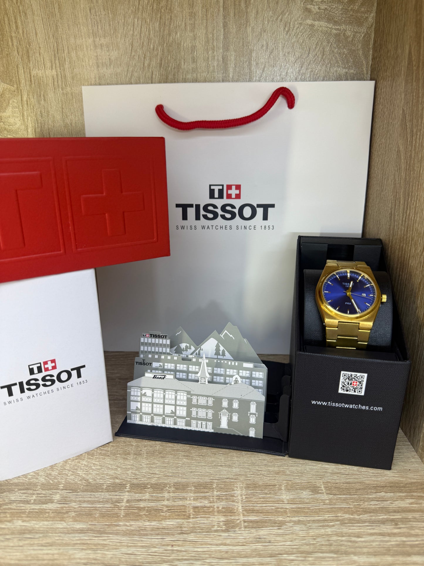 TISSOT HOMMES CEINTURE GOLD AVEC COFFRET