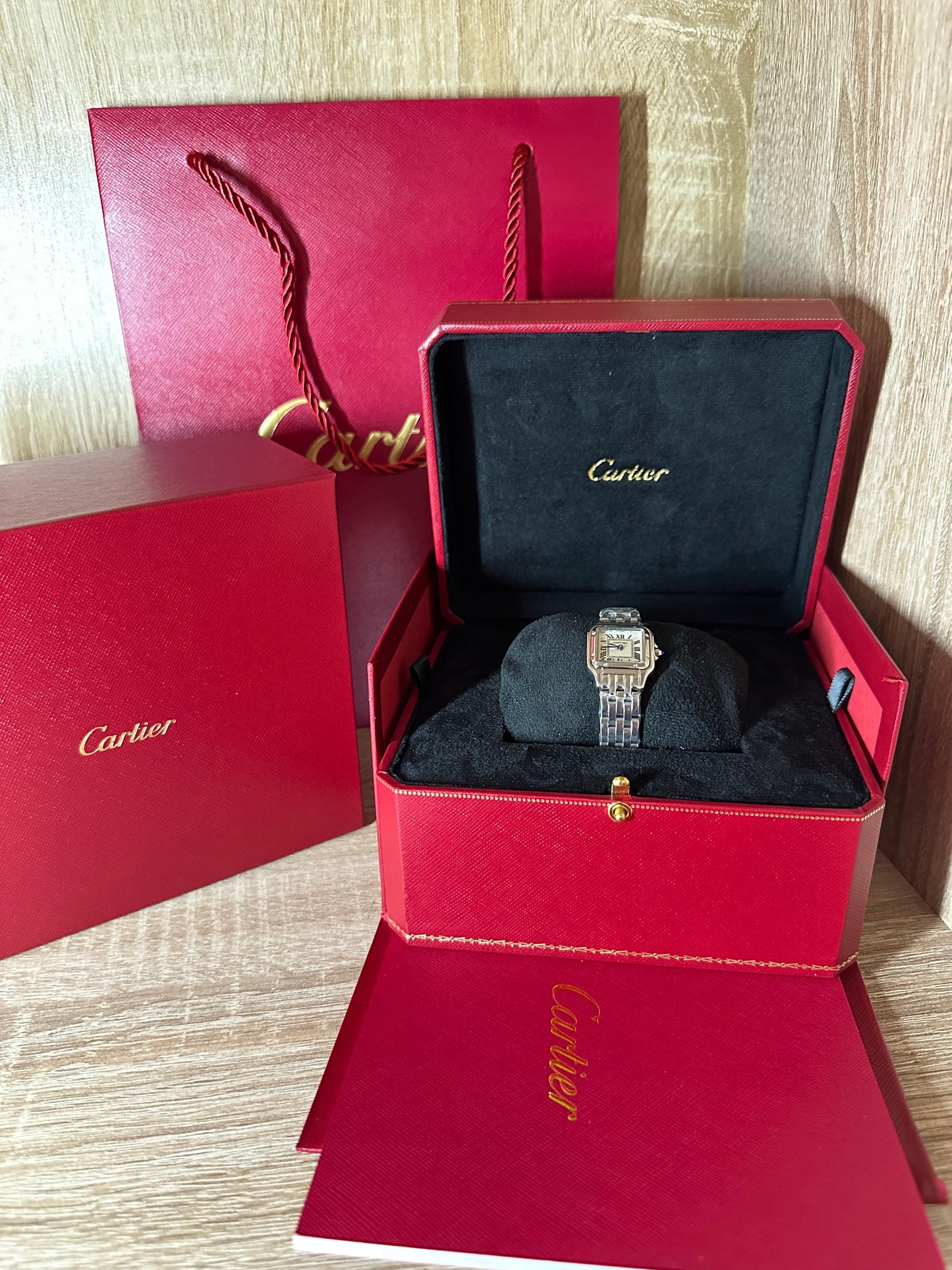 CARTIER CARRE PETITE TAILLE MASTER QUALITÉ COFFRET