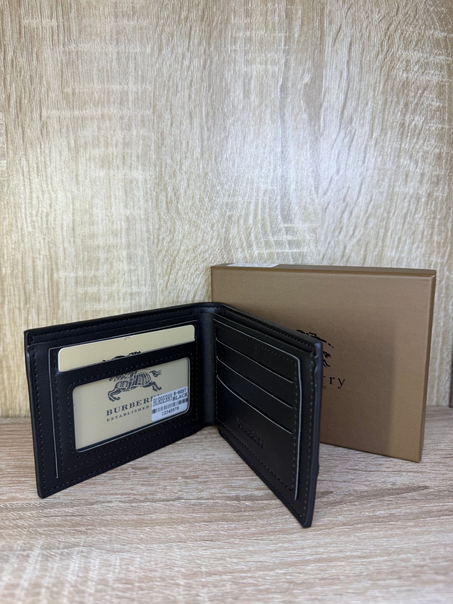 PORTE MONNAIE BURBERRY HOMMES  BLEU/BLANC