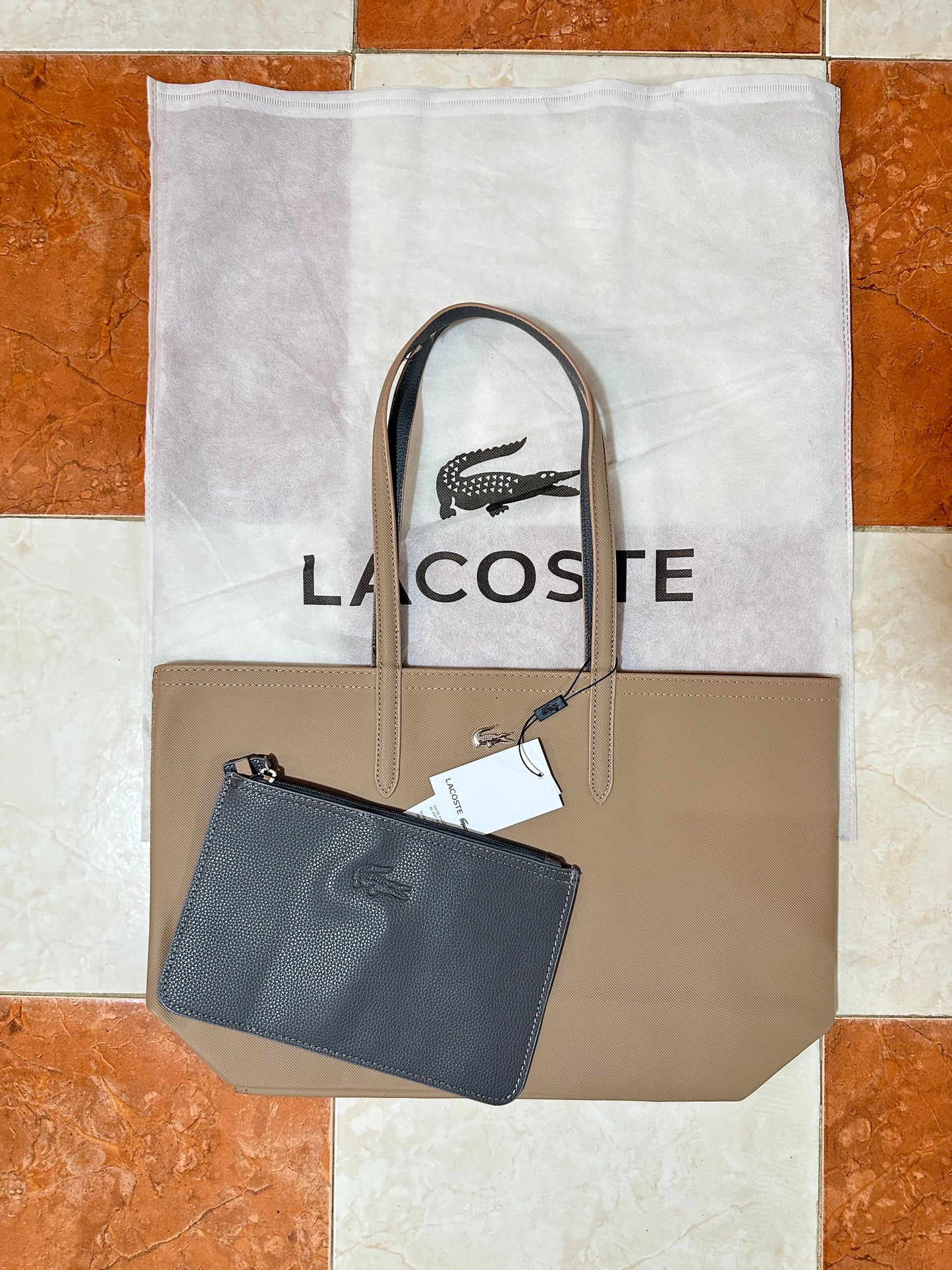 SAC LACOSTE DOUBLE FACE