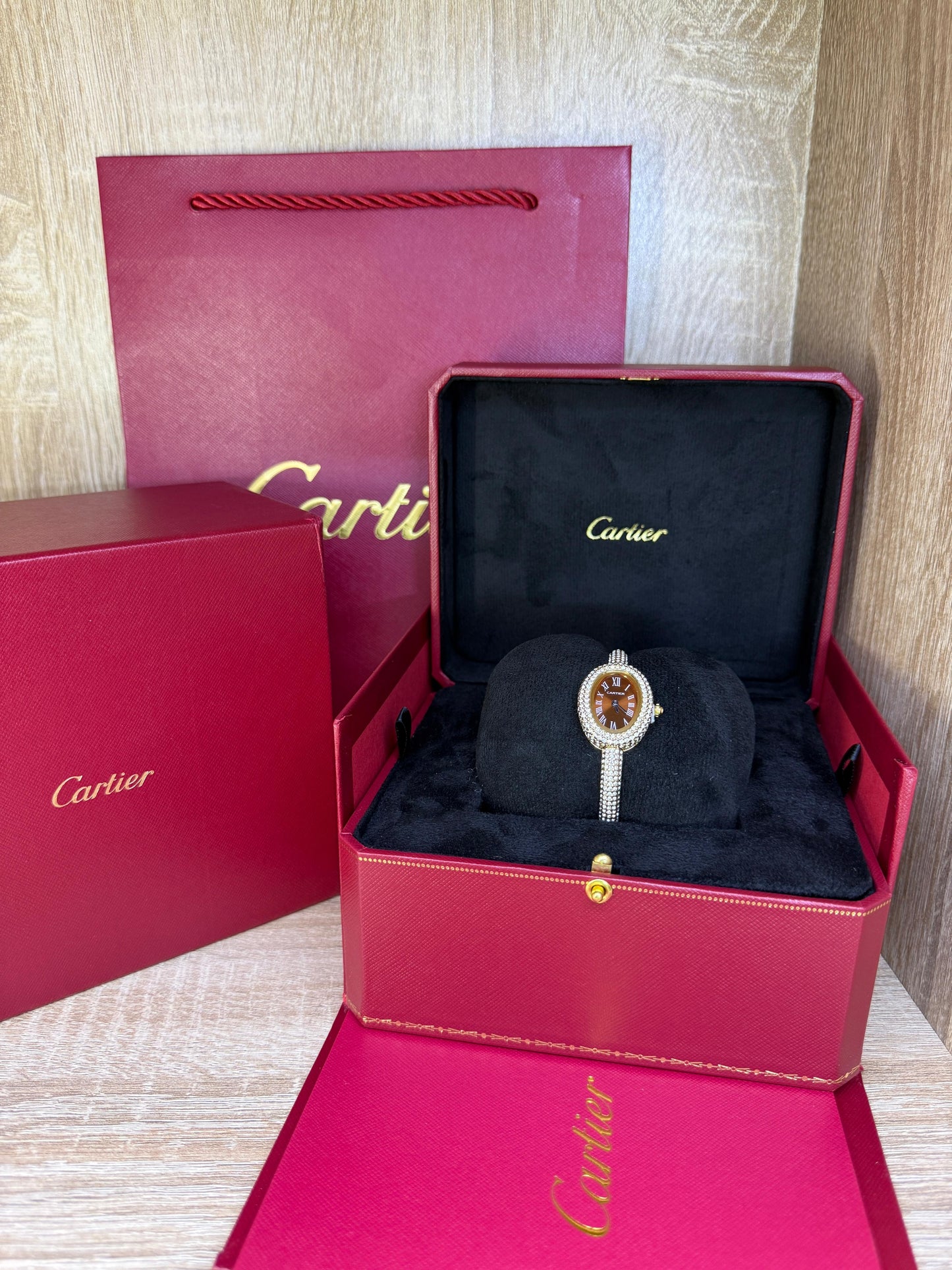 CARTIER BAIGNOIRE FULL DIAMONDS COFFRET