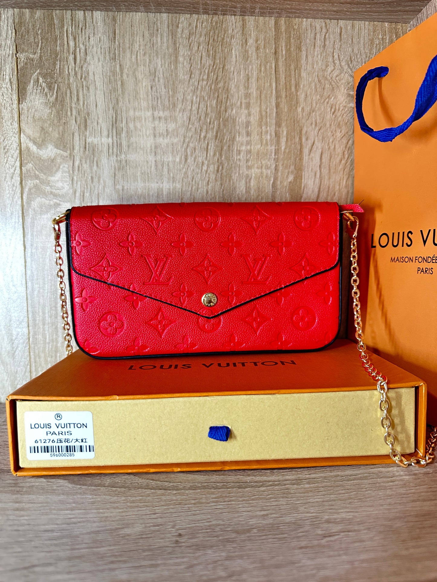 POCHETTE SAC LV ROUGE 3PCS