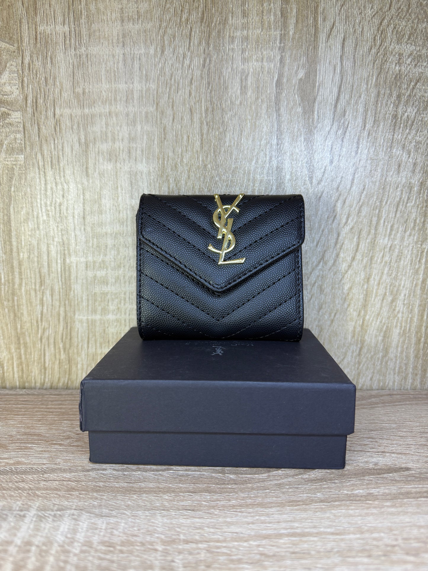 PORTE MONNAIE YSL NOIR FEMMES