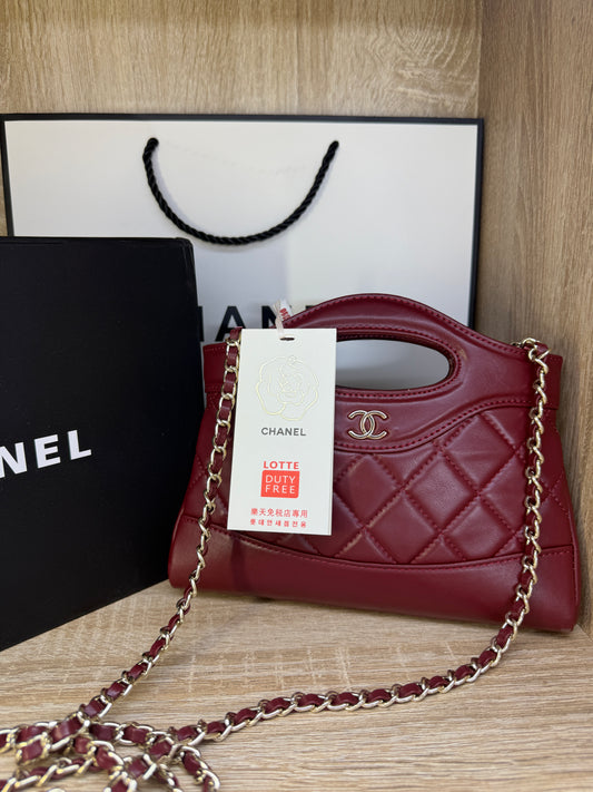 SAC CHANEL 22 MINI HOBO CUIR 100%