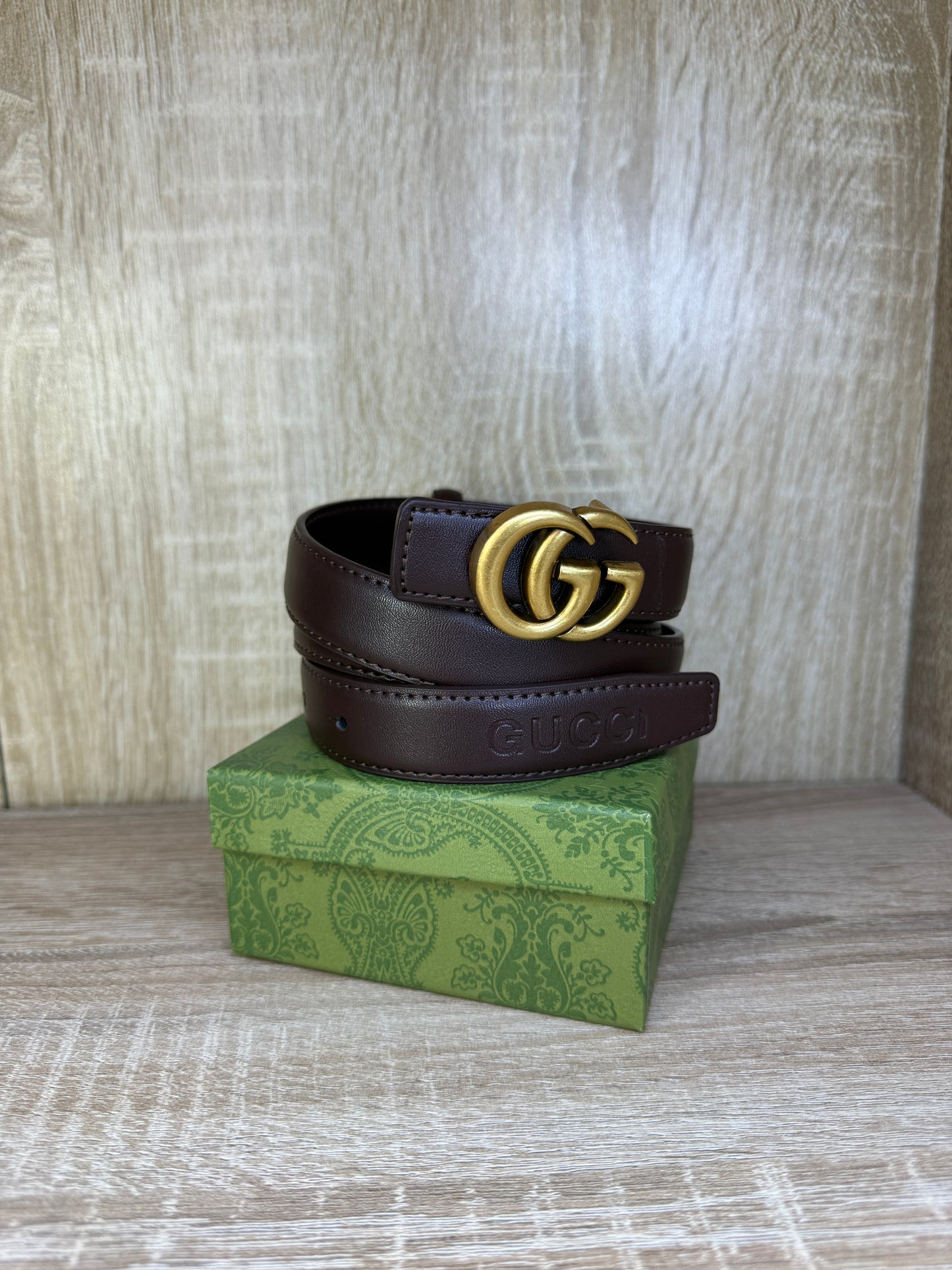 CEINTURE FEMMES GUCCI MARRON