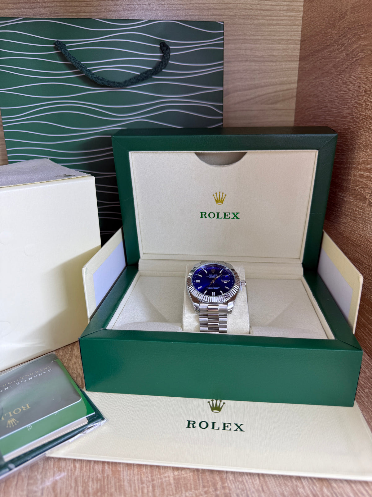ROLEX DATEJUST HOMMES AVEC COFFRET