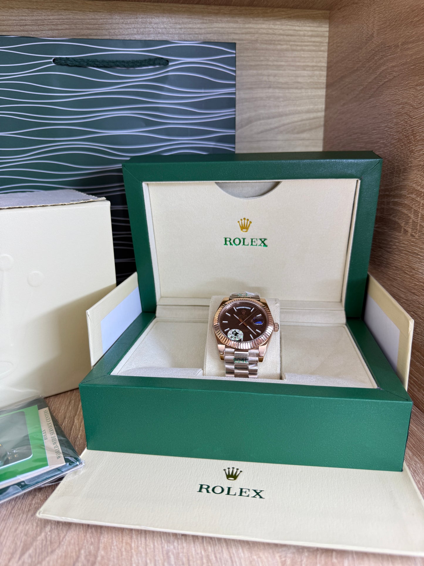 ROLEX MASTER QUALITÉ HOMMES 35 MOUVEMENT AUTOMATIQUE SUISS