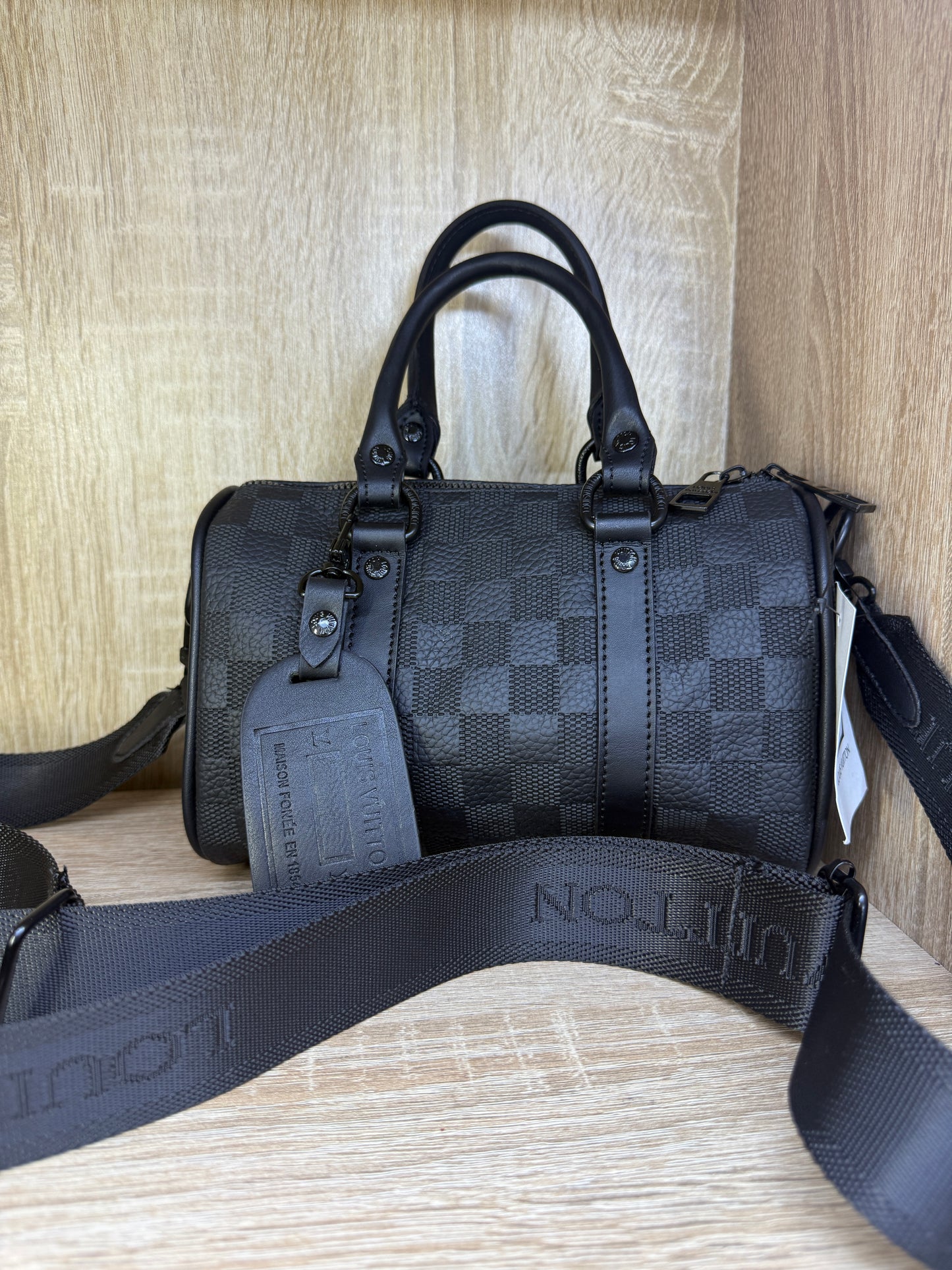 SAC LV HOMMES KEEPALL NOIR