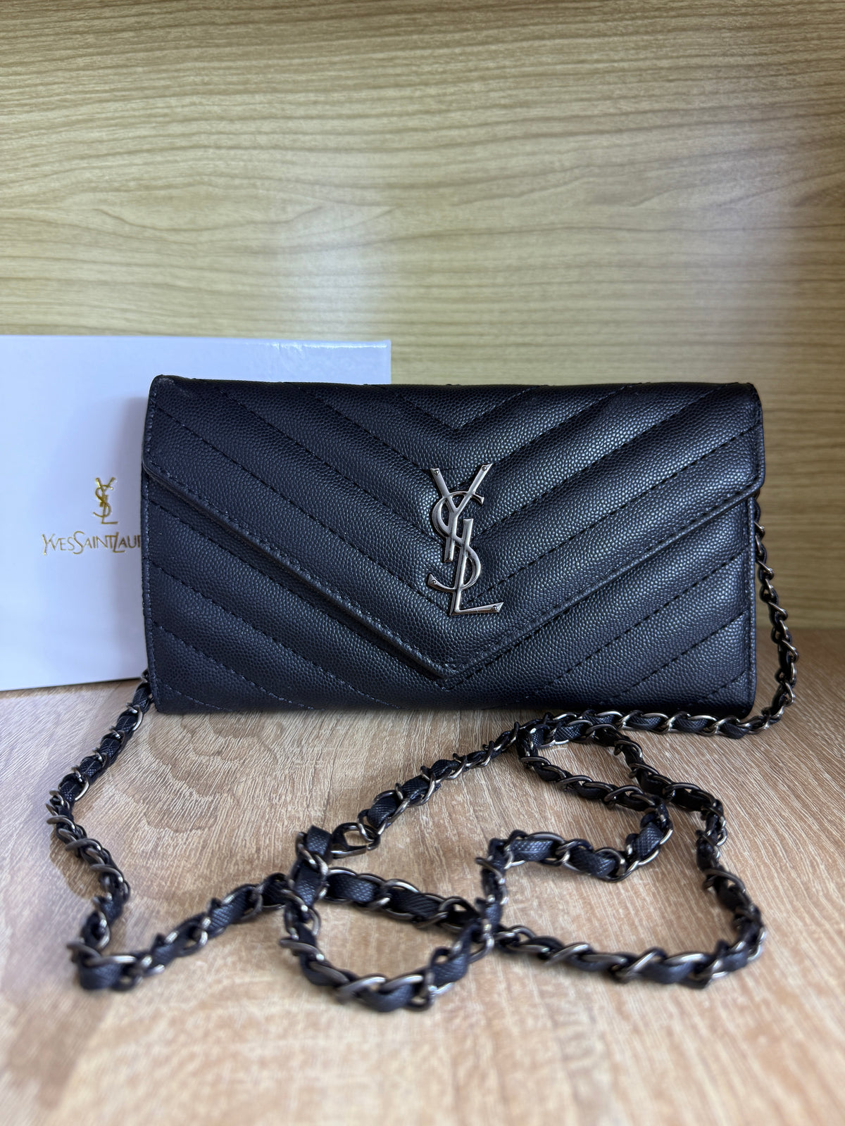 POCHETTE YSL AVEC BANDOULIÈRE FEMMES