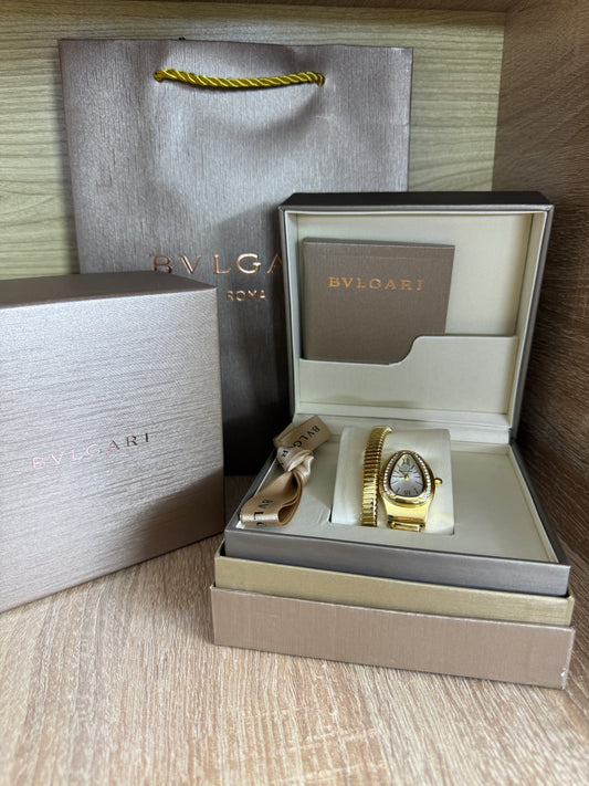 BVLGARI SERPENTI GOLD BRACELET AVEC COFFRET