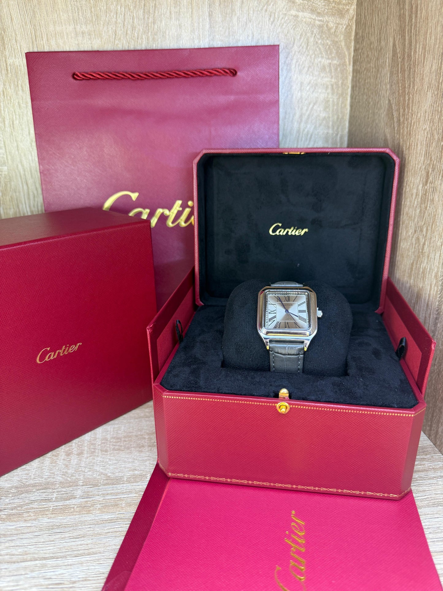 CARTIER CUIR 1 HOMMES AVEC COFFRET
