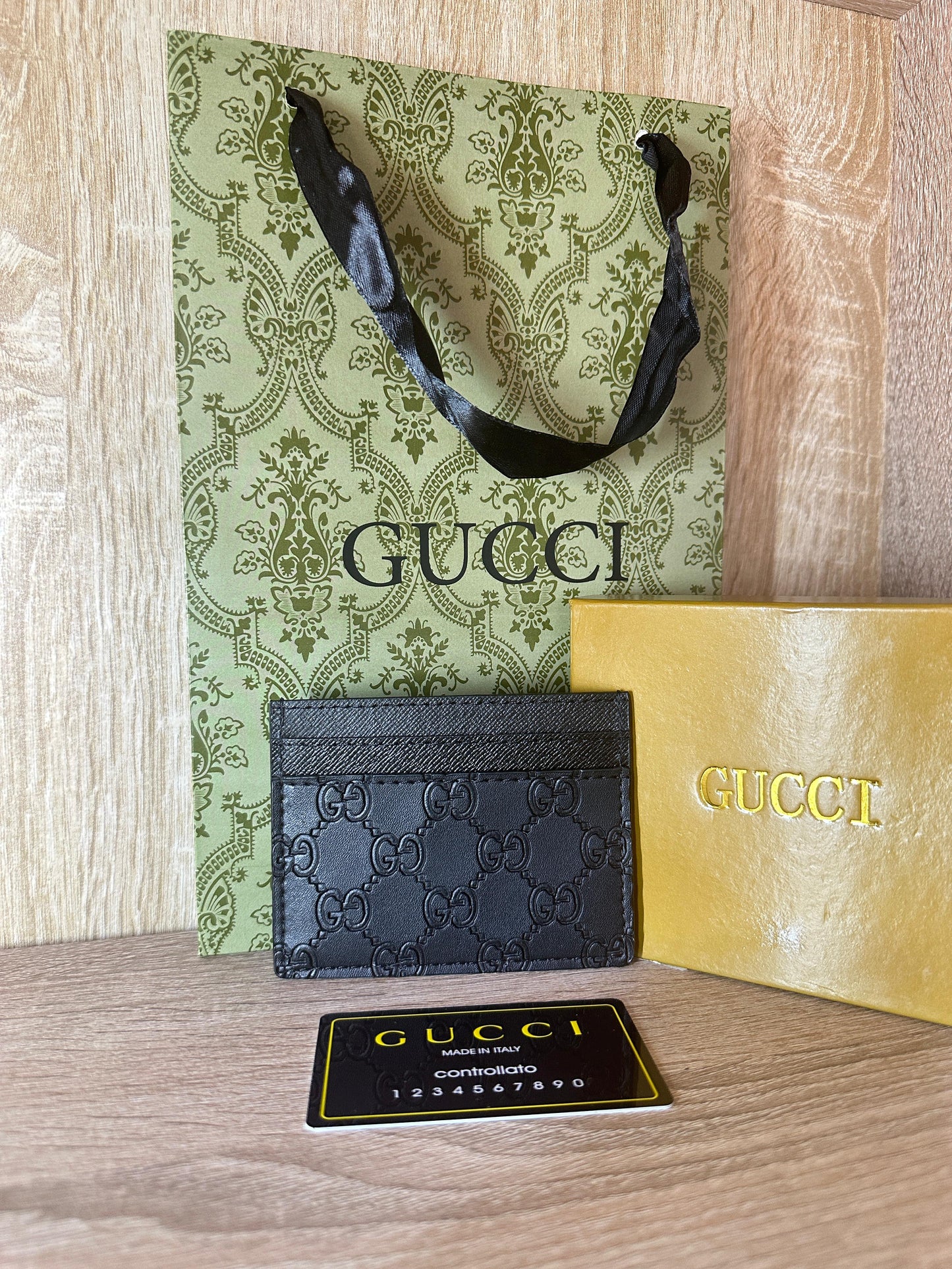 PORTEFEUILLE GUCCI NOIR HOMMES