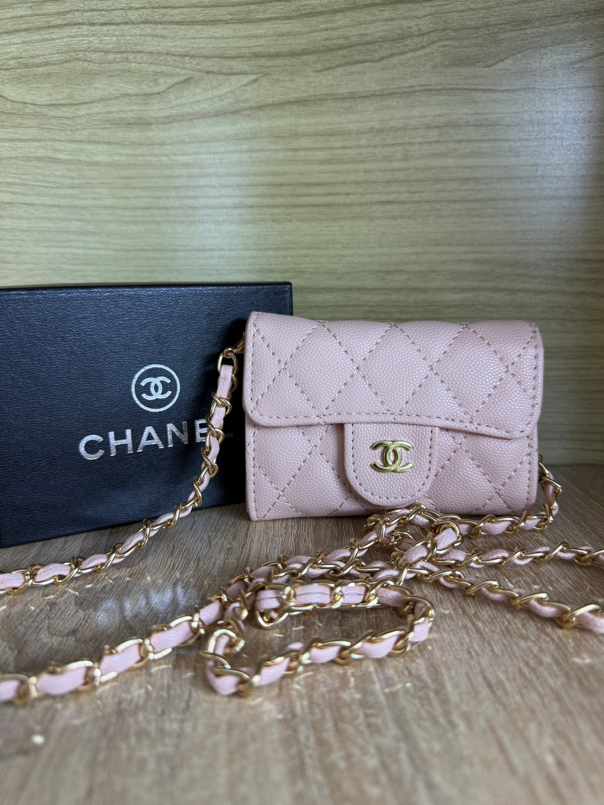 POCHETTE CHANEL SEMI PETITE TAILLE AVEC BANDOULIÈRE
