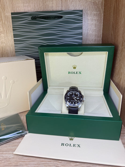 ROLEX HOMMES CUIR AVEC COFFRET