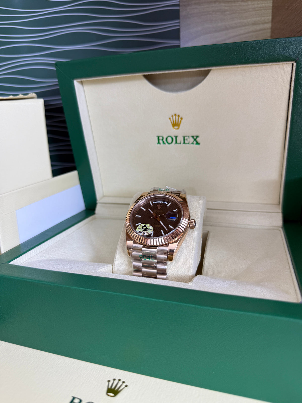 ROLEX MASTER QUALITÉ HOMMES 35 MOUVEMENT AUTOMATIQUE SUISS